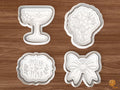 Wildflower Bridal Cookie Cutter Set STL File