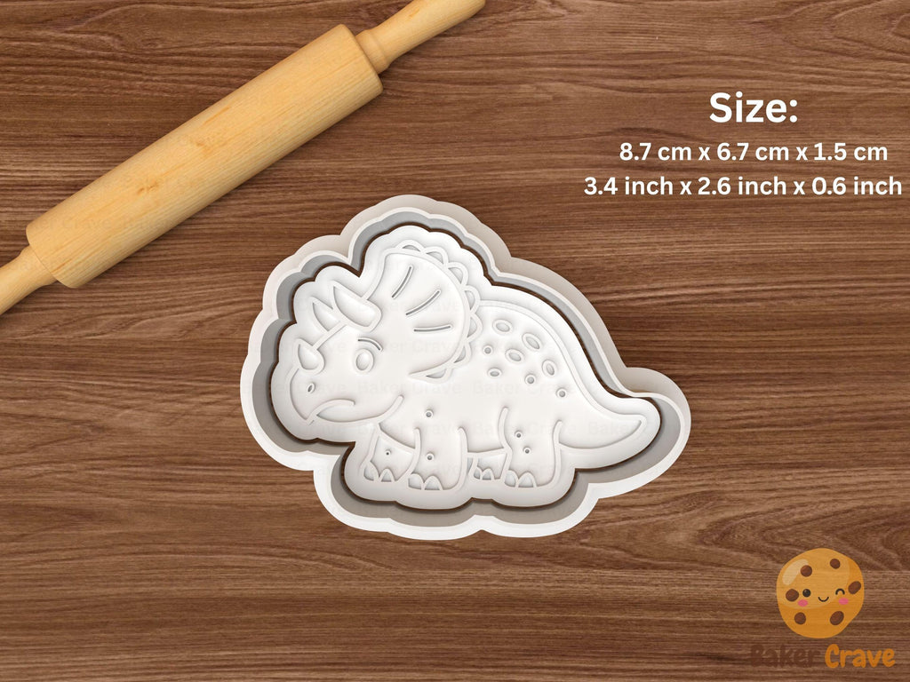 Dinosaur Cookie Cutter Set STL File