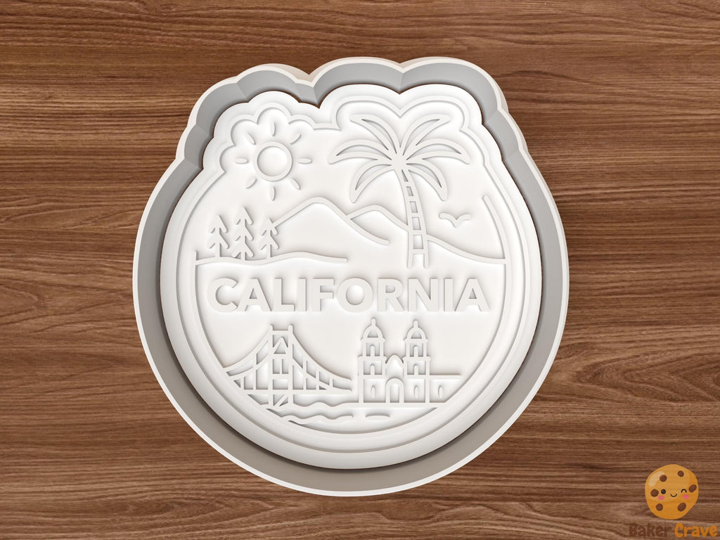 California Cookie Cutter STL File