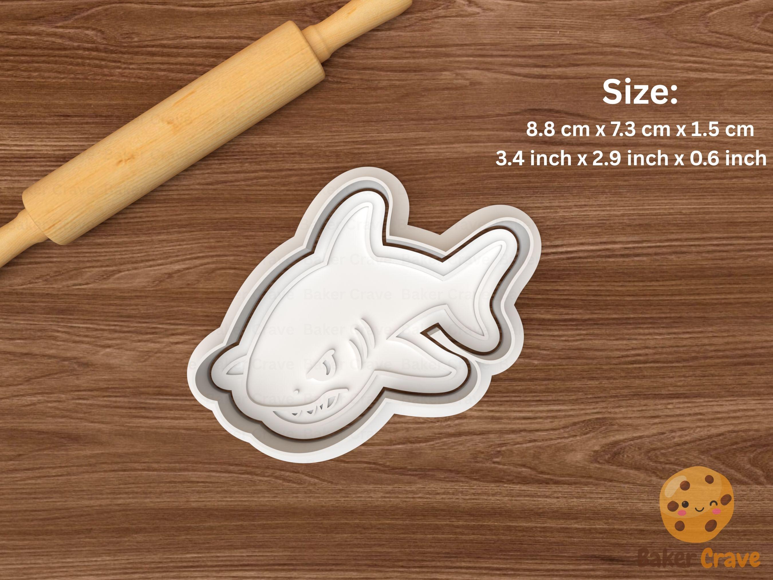 Shark Cookie Cutter Set STL File