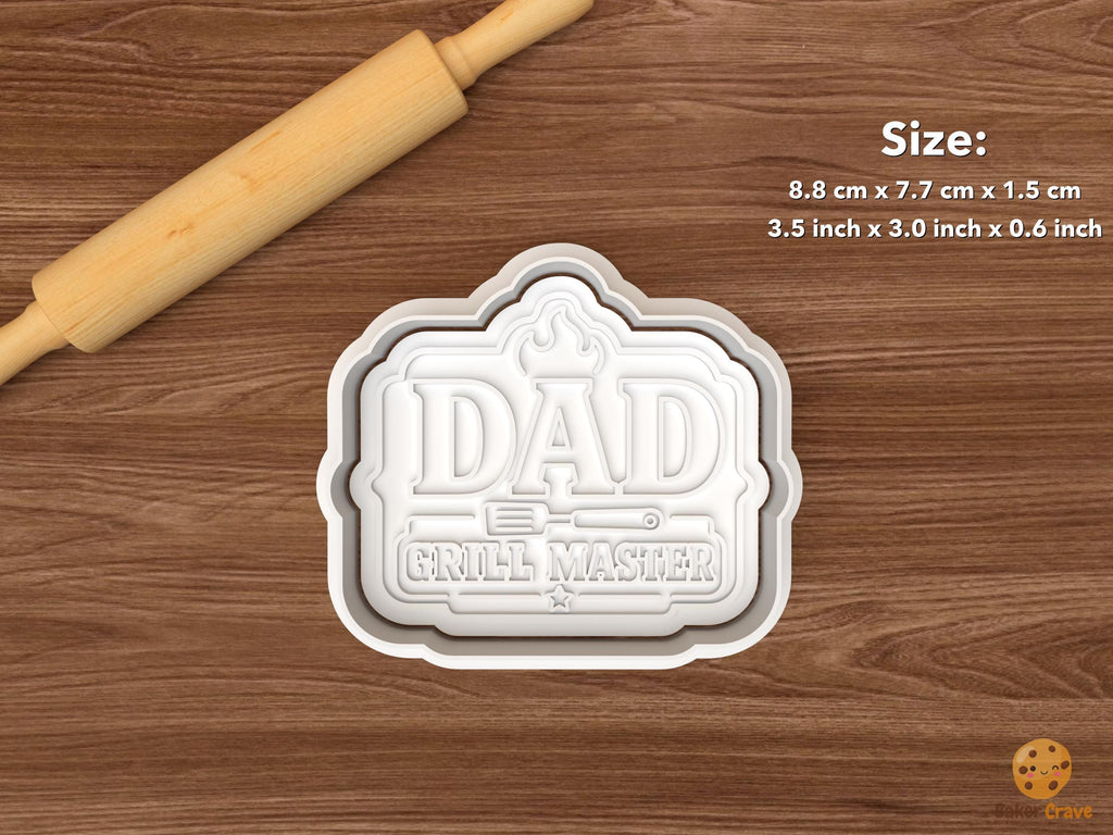DAD Grill Master Cookie Cutter STL File