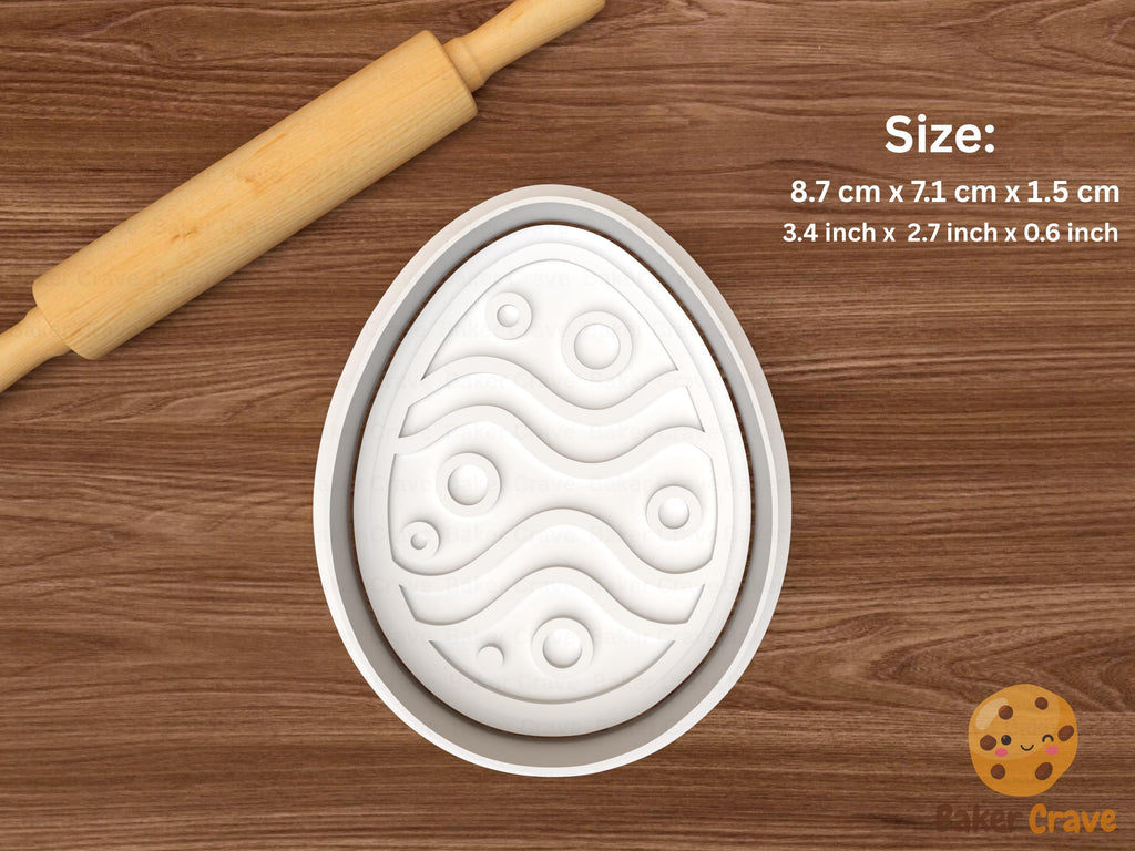 Easter Egg Cookie Cutter Set STL File