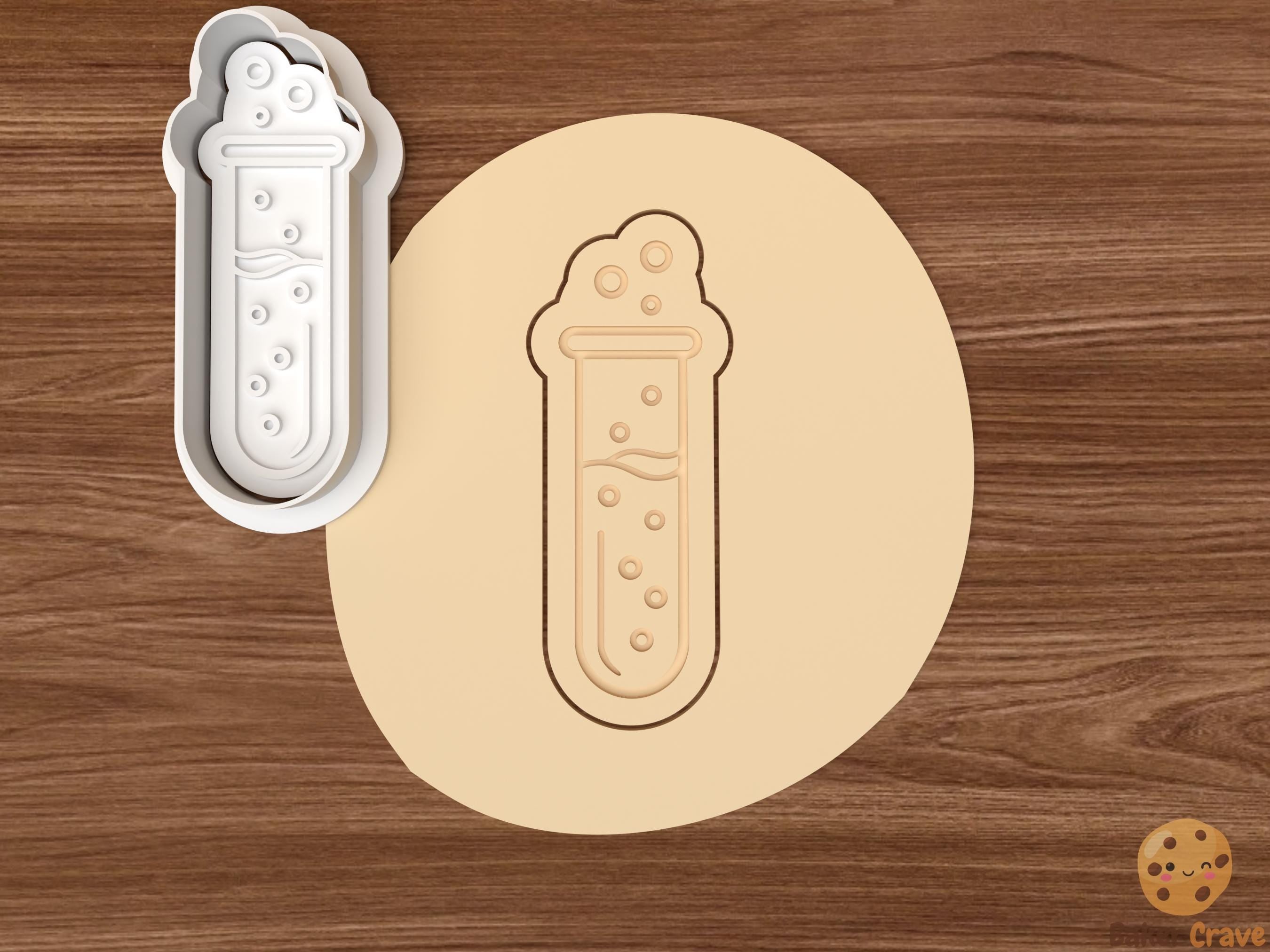 Science Lab Cookie Cutter Set STL File