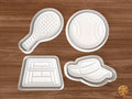 Tennis Cookie Cutter Set STL File