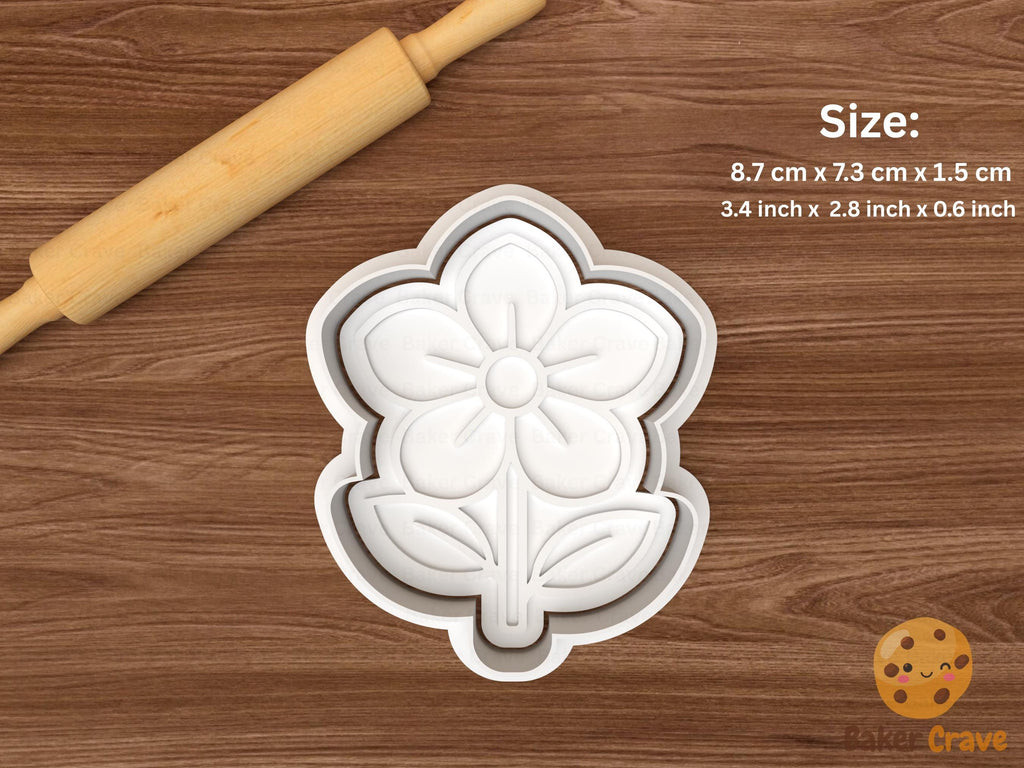 Spring Flower Cookie Cutter Set STL File