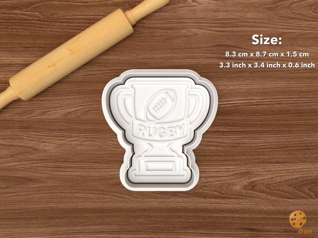 Rugby Cookie Cutter Set STL File