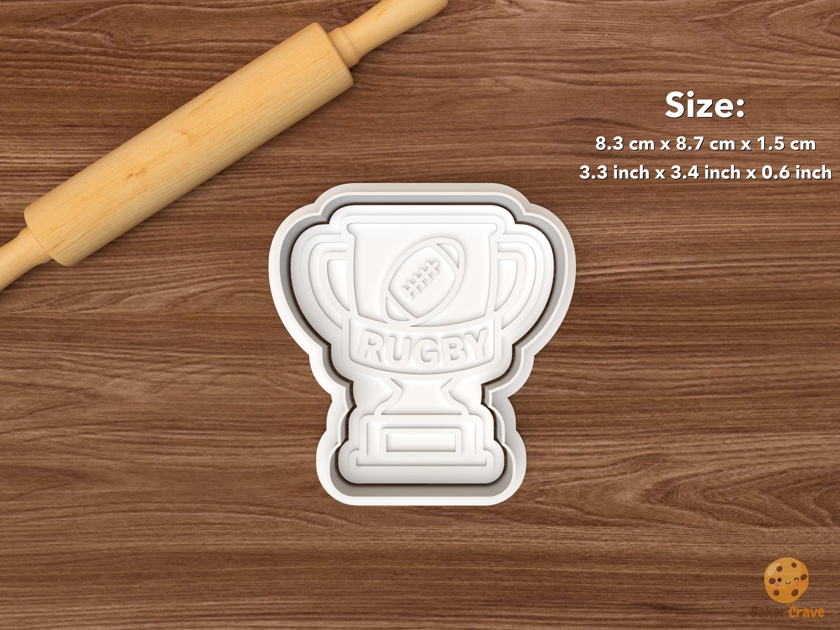 Rugby Cookie Cutter Set STL File