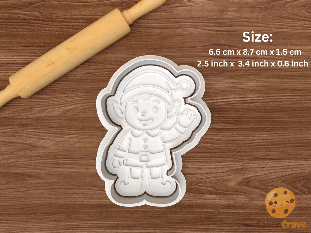 Christmas Elf Cookie Cutter Set STL File