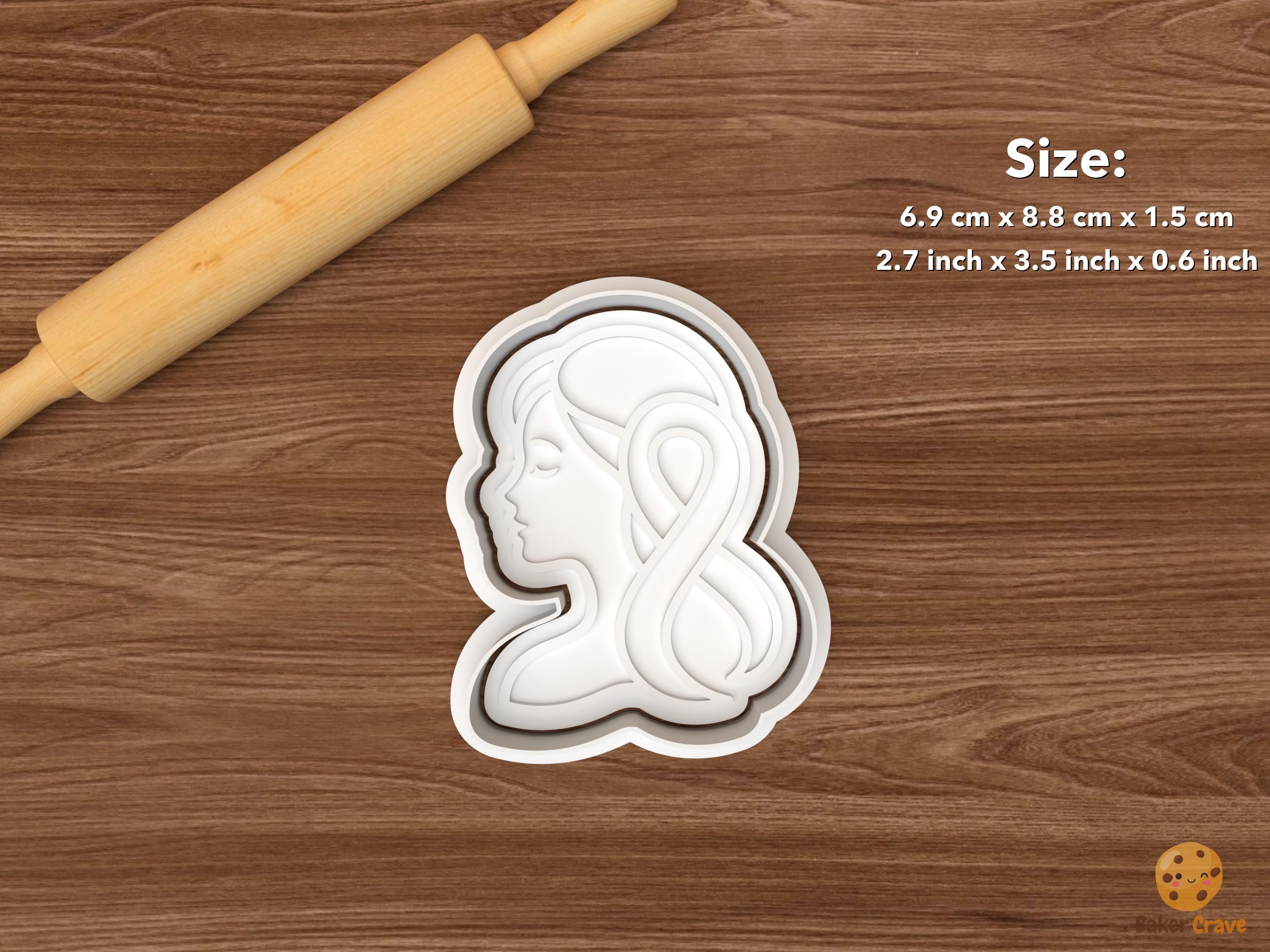 Breast Cancer Awareness Cookie Cutter Set STL File