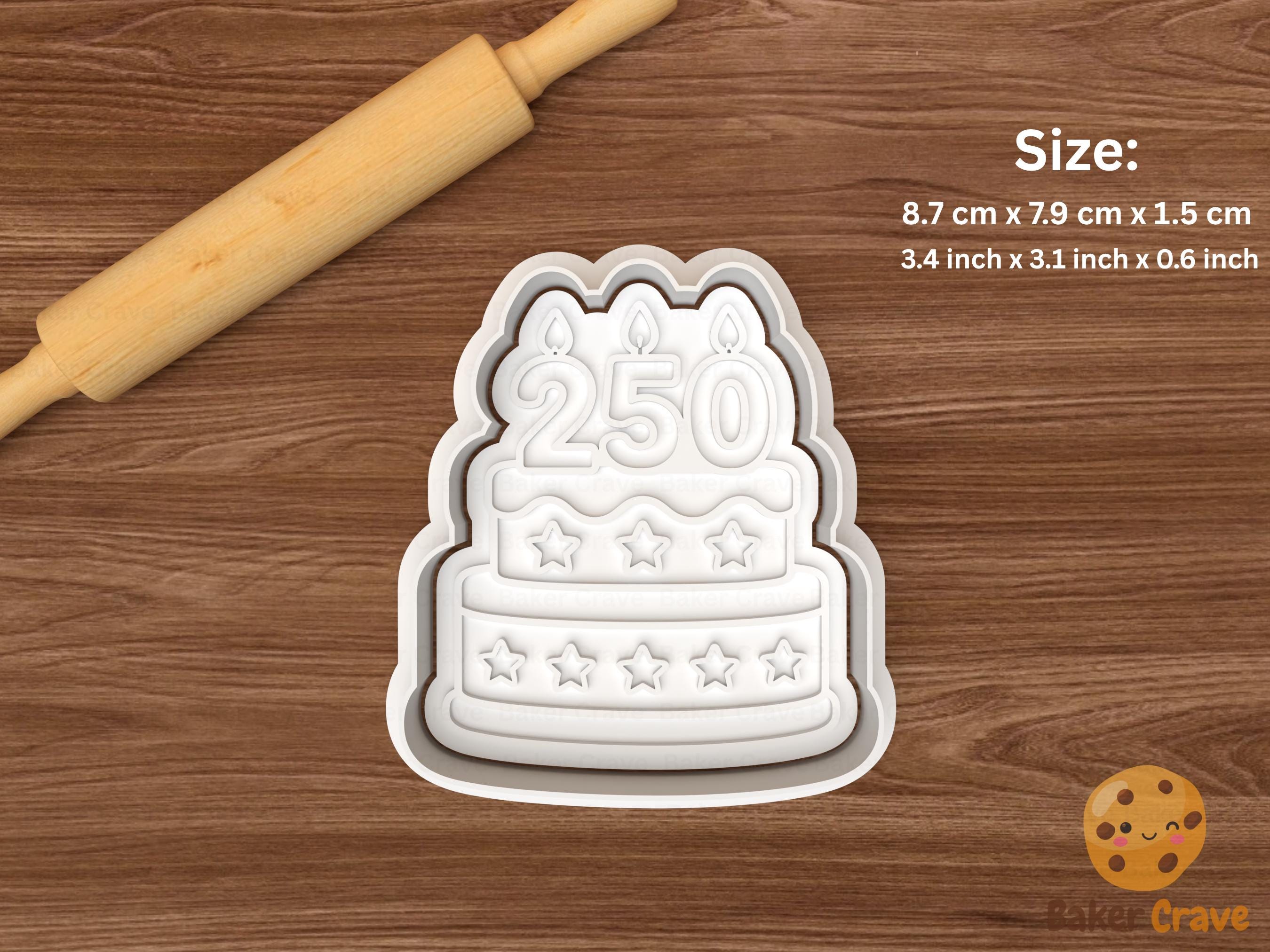 USA 250th Celebration Cookie Cutter Set STL File