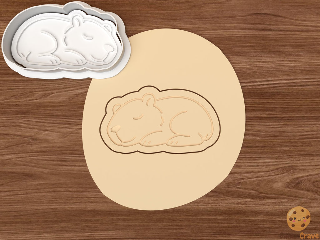 Capybara Cookie Cutter Set STL File