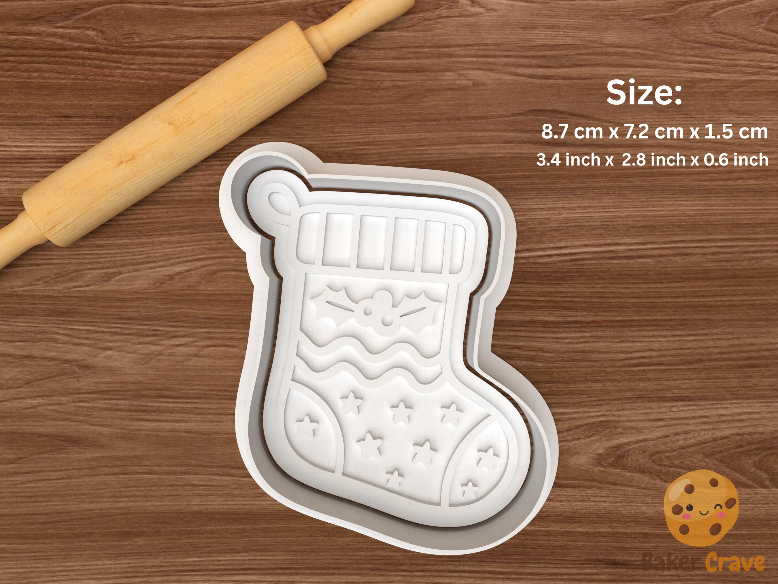 Christmas Stockings Cookie Cutter Set STL File