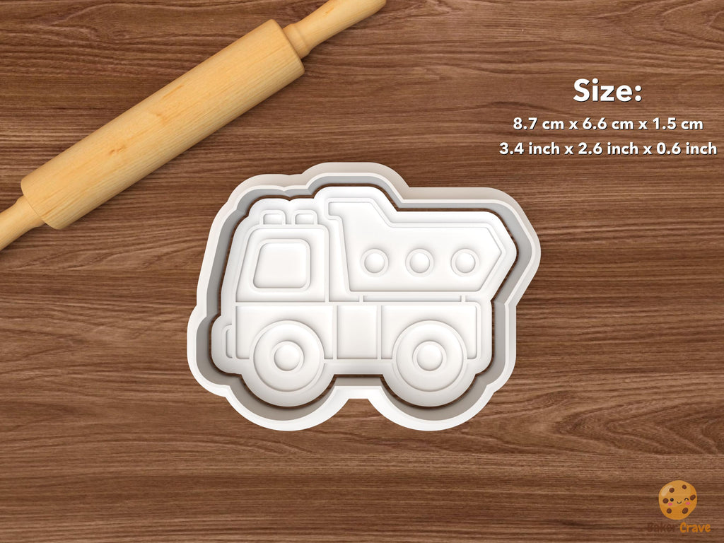 Toy Construction Vehicles Cookie Cutter Set STL File
