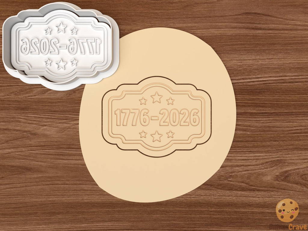 USA 250th Anniversary Cookie Cutter Set STL File