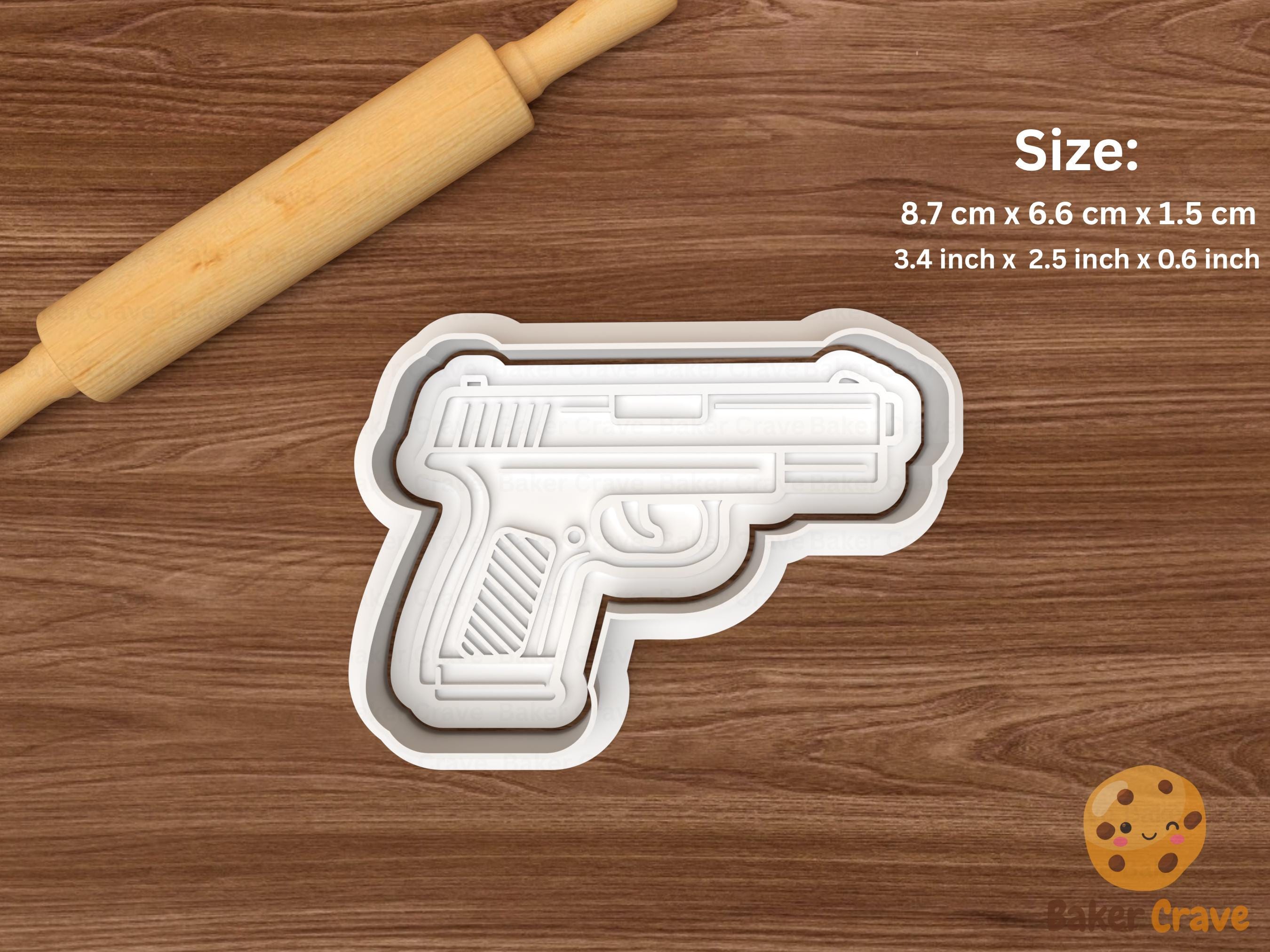 Police Cookie Cutter Set STL File