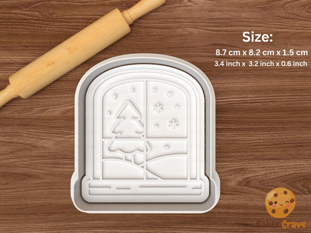 Christmas Cozy Home Cookie Cutter Set STL File