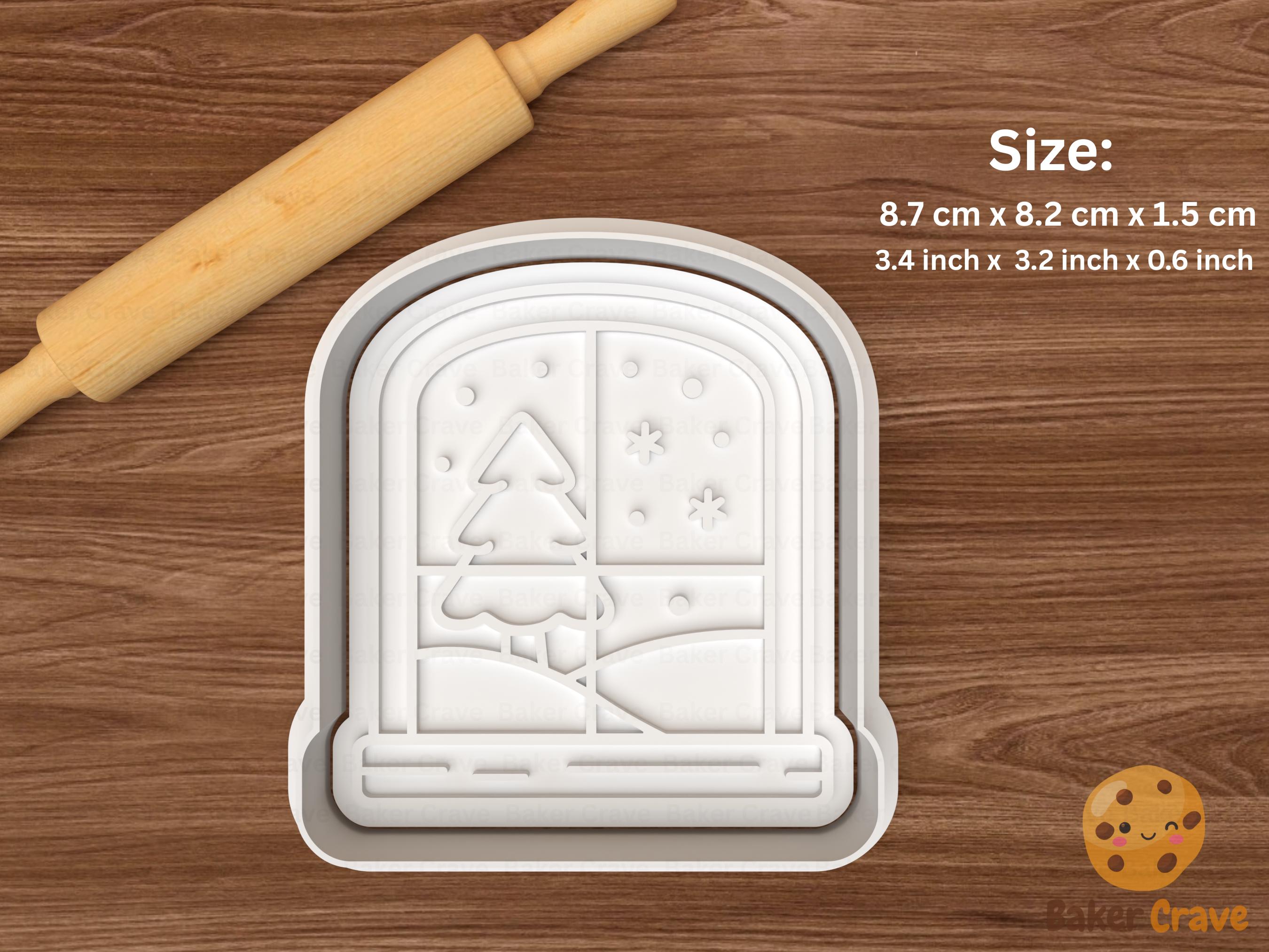 Christmas Cozy Home Cookie Cutter Set STL File