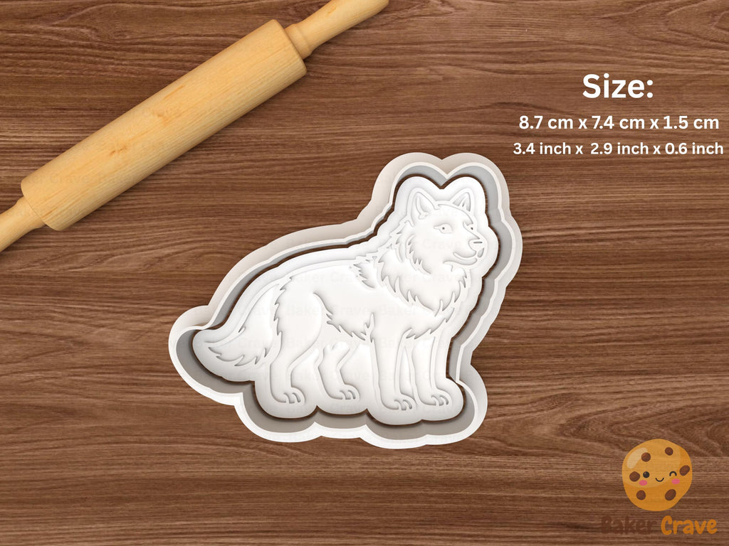 Wolf Cookie Cutter Set STL File