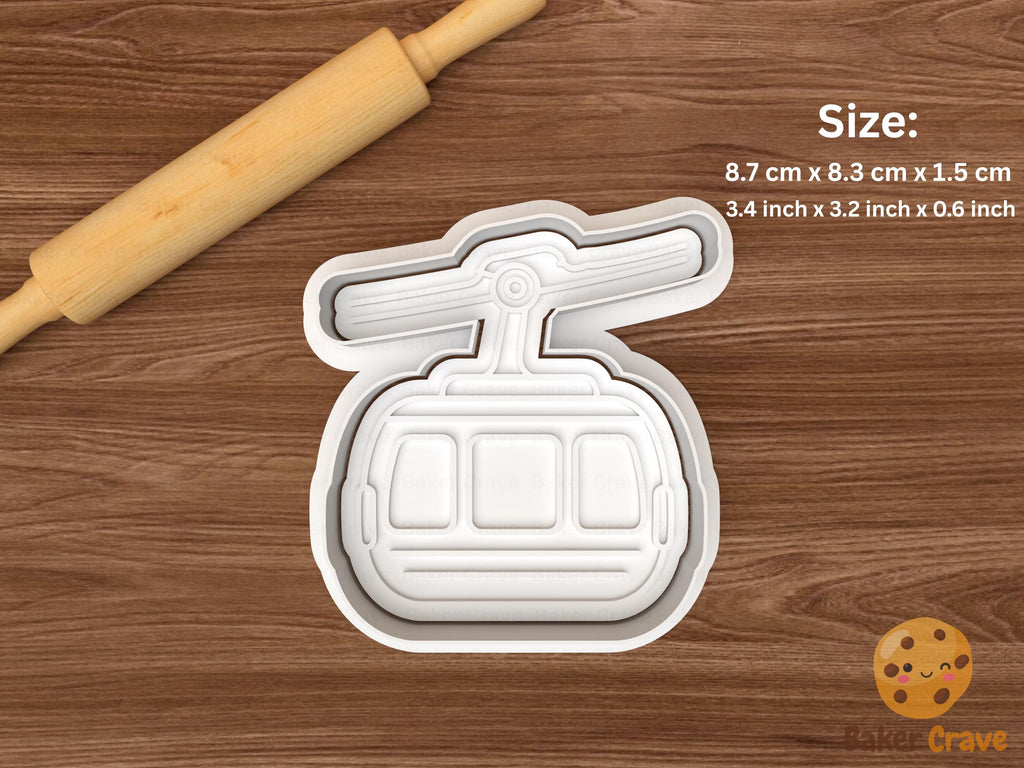 Ski Cookie Cutter Set STL File
