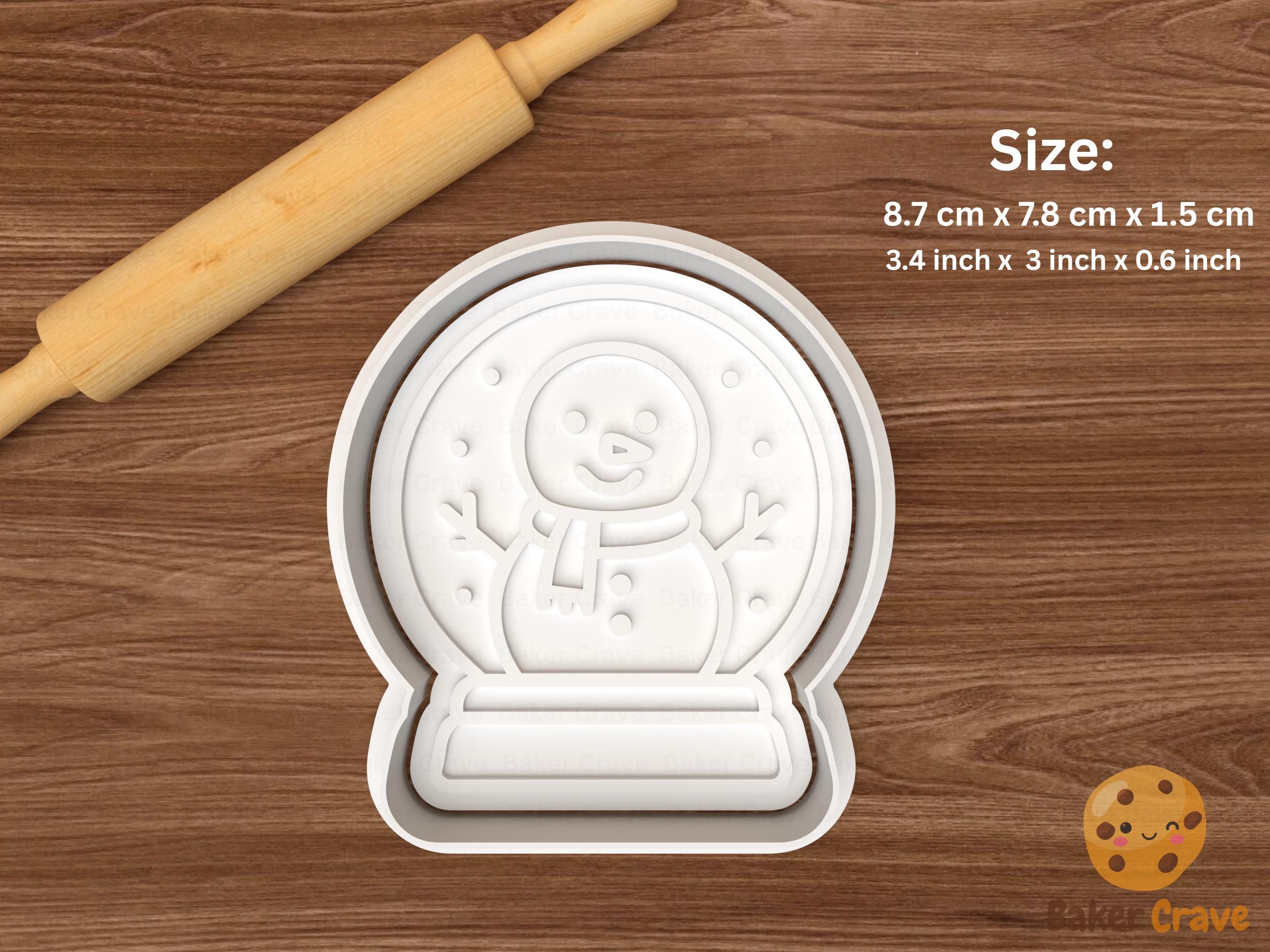 Christmas Snow Globes Cookie Cutter Set STL File
