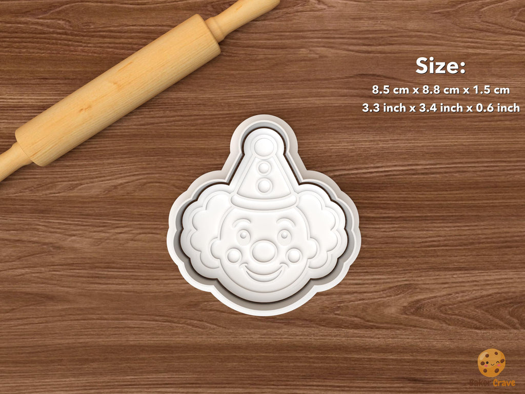 Clown Cookie Cutter Set STL File
