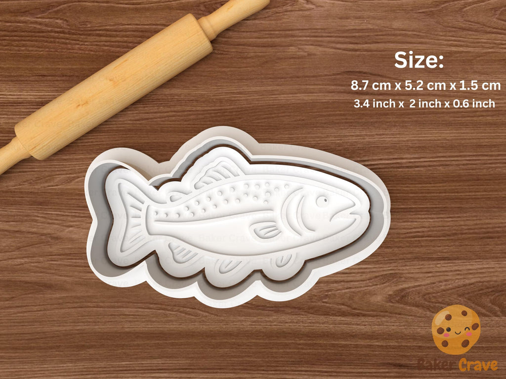 Fish Cookie Cutter Set STL File
