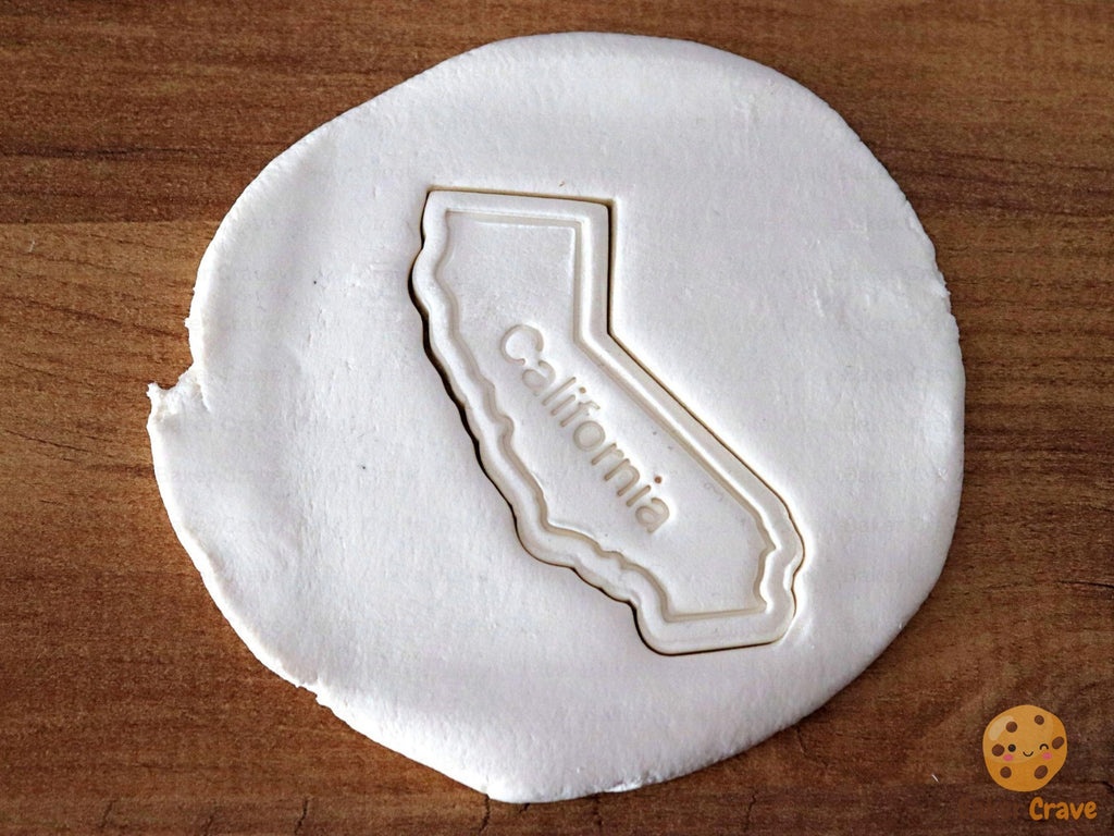 USA State Map Cookie Cutter Set STL File