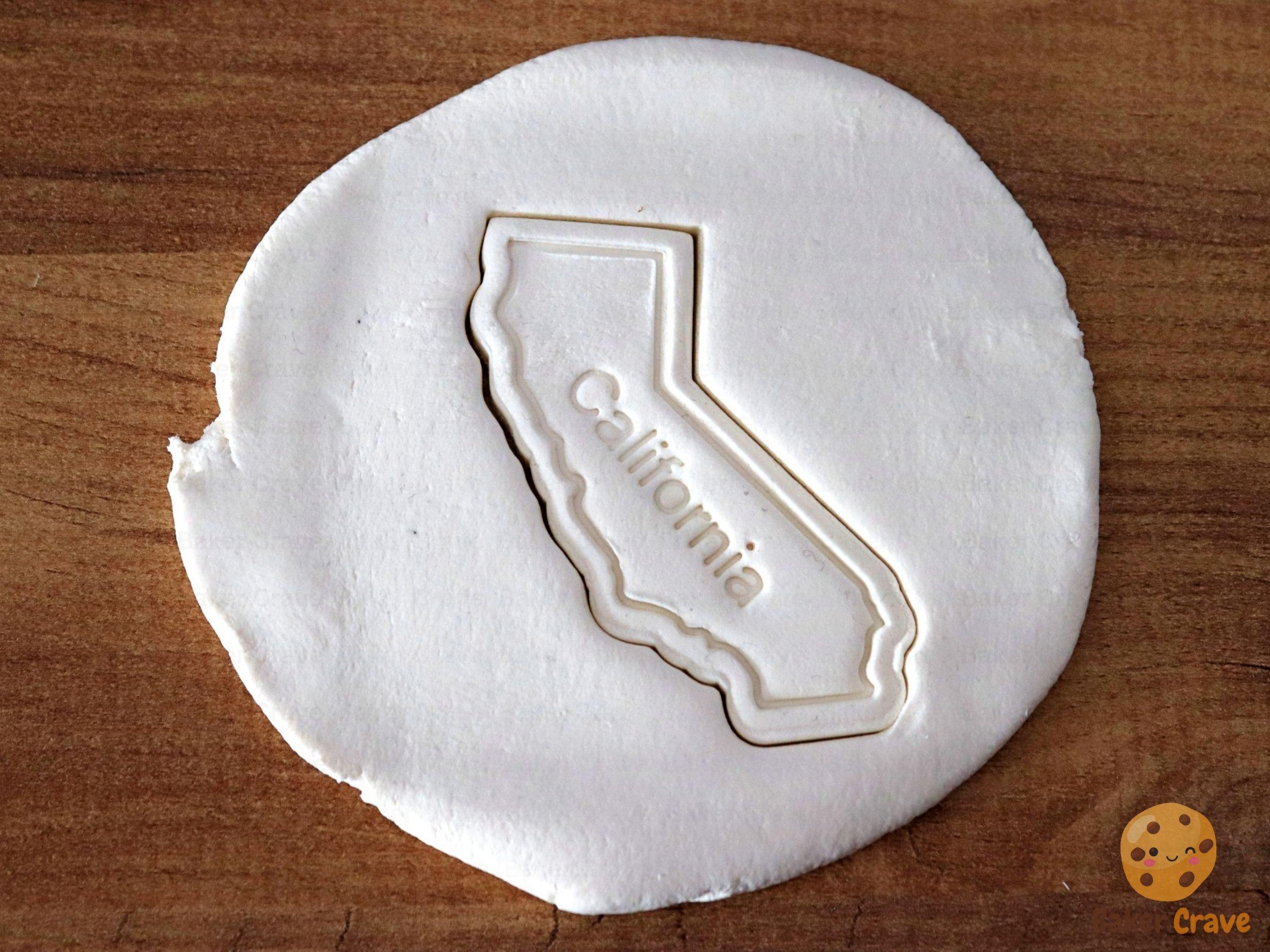 USA State Map Cookie Cutter Set STL File
