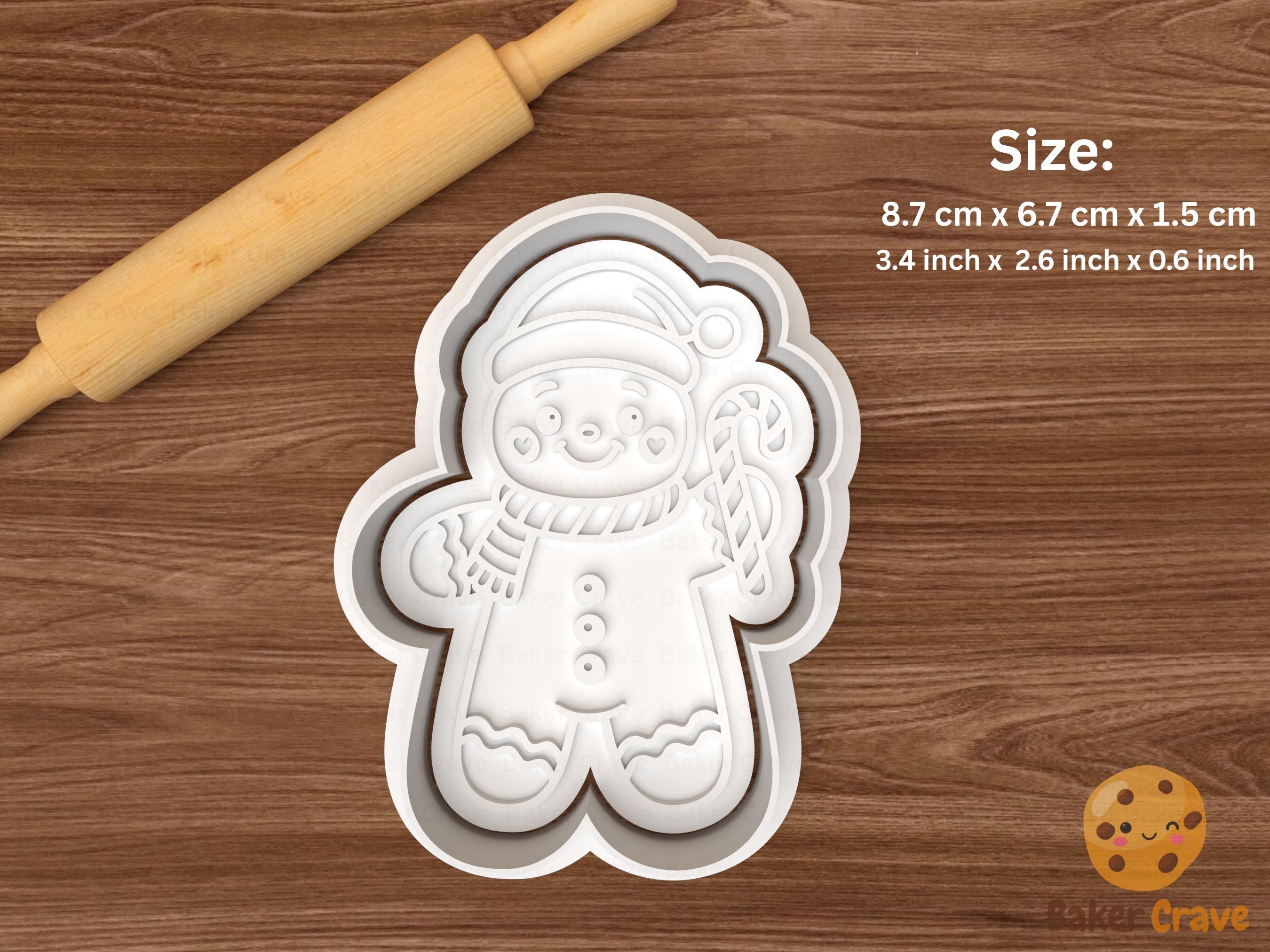 Christmas Gingerbread Man Cookie Cutter STL File