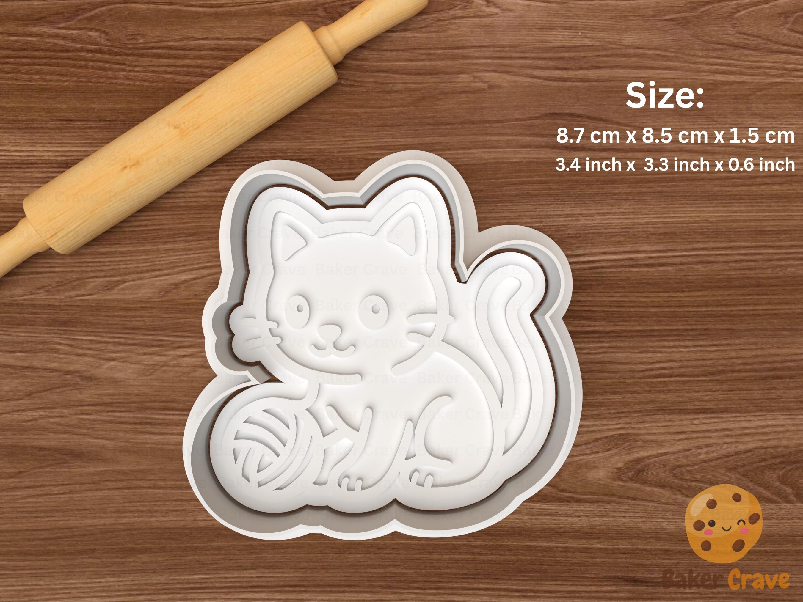 Cat Cookie Cutter Set STL File
