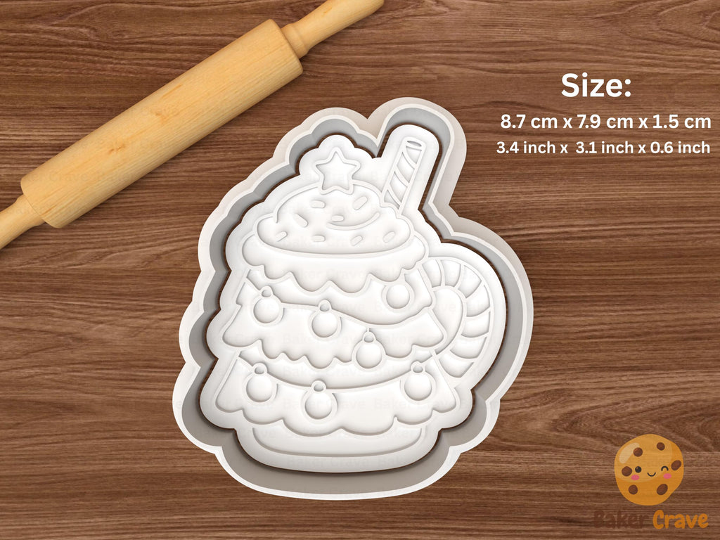 Christmas Mug Cookie Cutter Set STL File