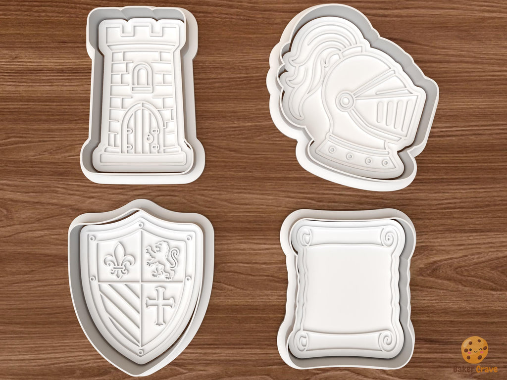 Medieval Kingdom Cookie Cutter Set STL File