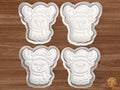 Christmas Kawaii Moose Cookie Cutter Set STL File