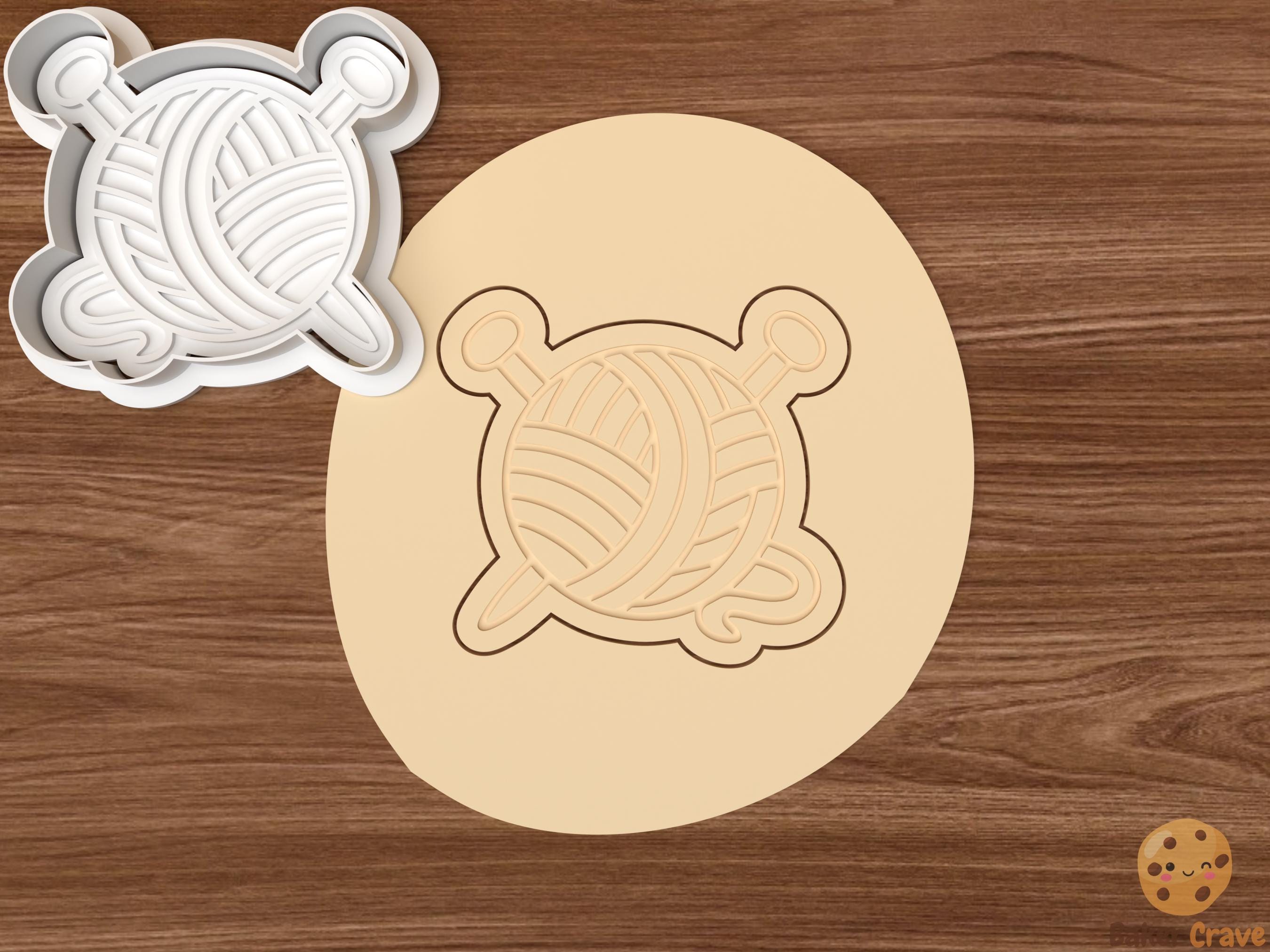 Knitting Cookie Cutter Set STL File