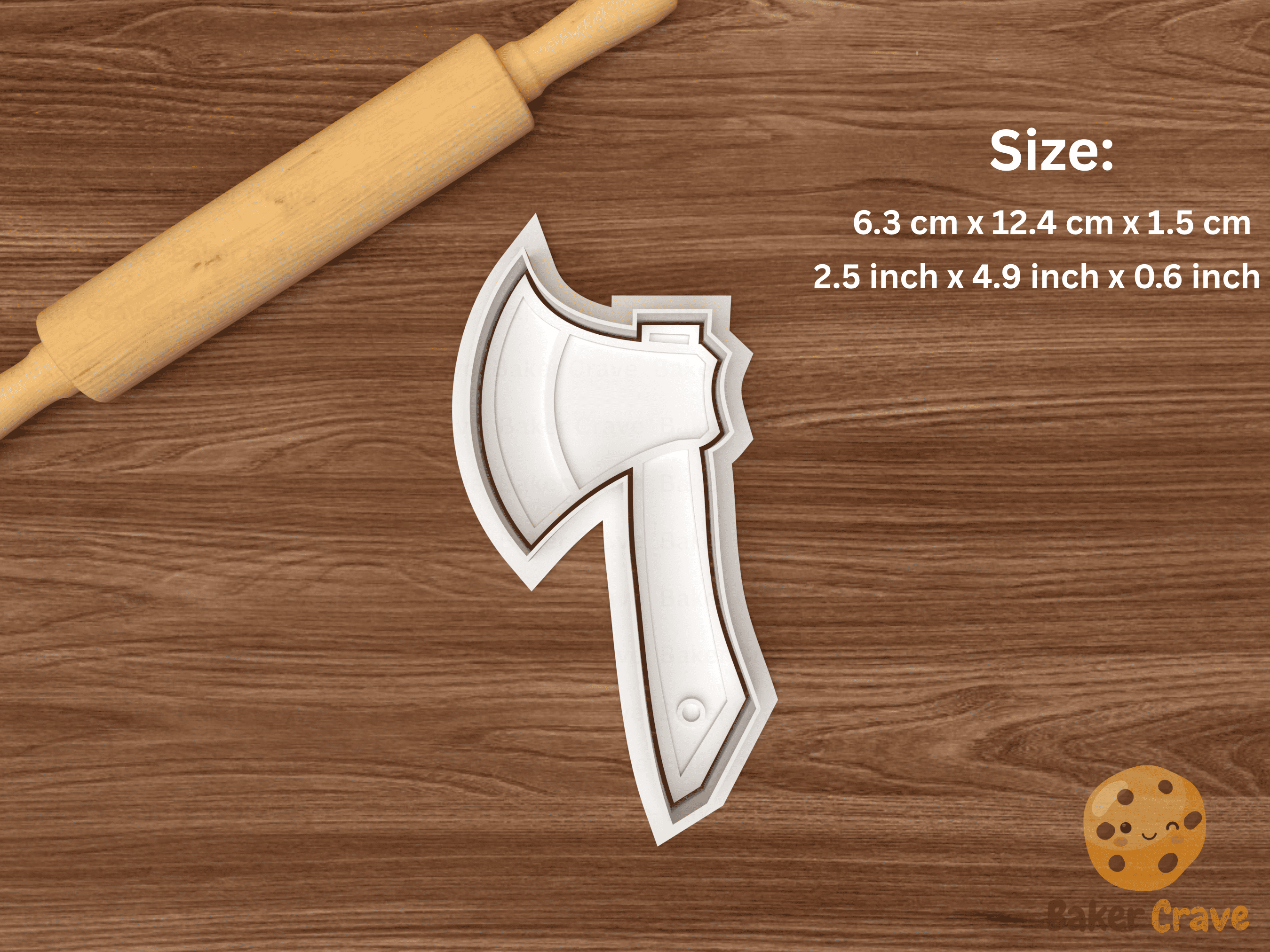 Camping Cookie Cutter Set STL File - Camping Cookie Cutter axe