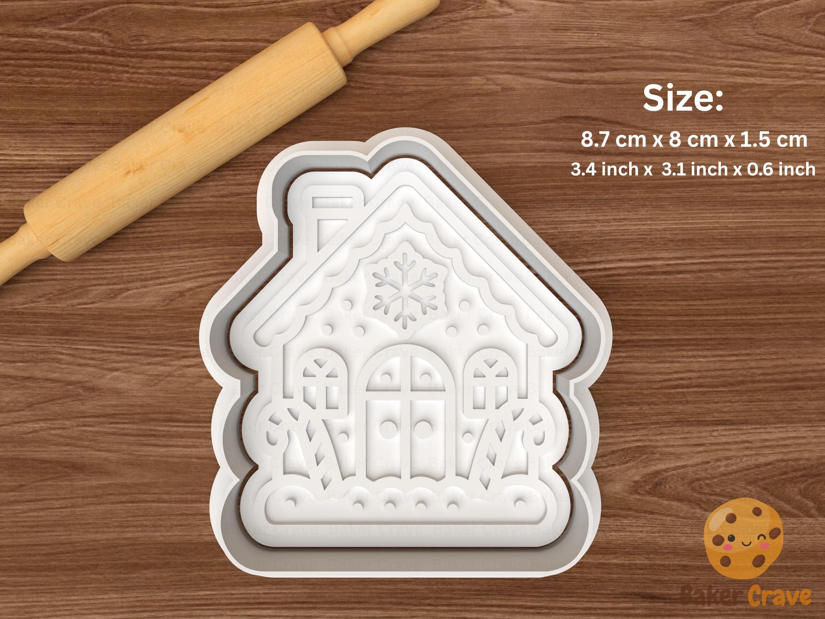 Christmas Gingerbread House Cookie Cutter Set STL File
