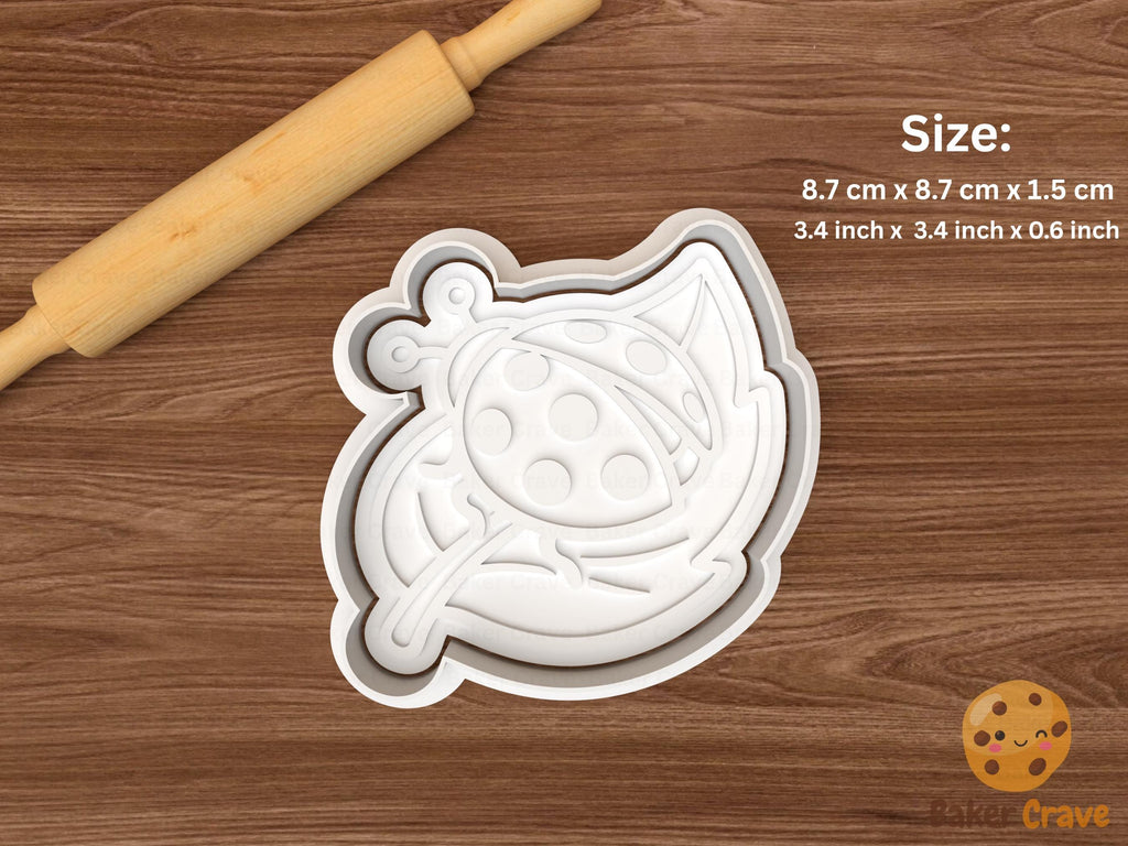 Ladybug Cookie Cutter Set STL File