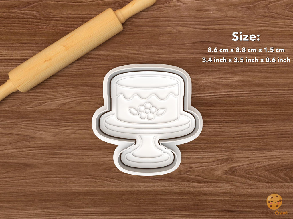 Floral Tea Party Cookie Cutter Set STL File