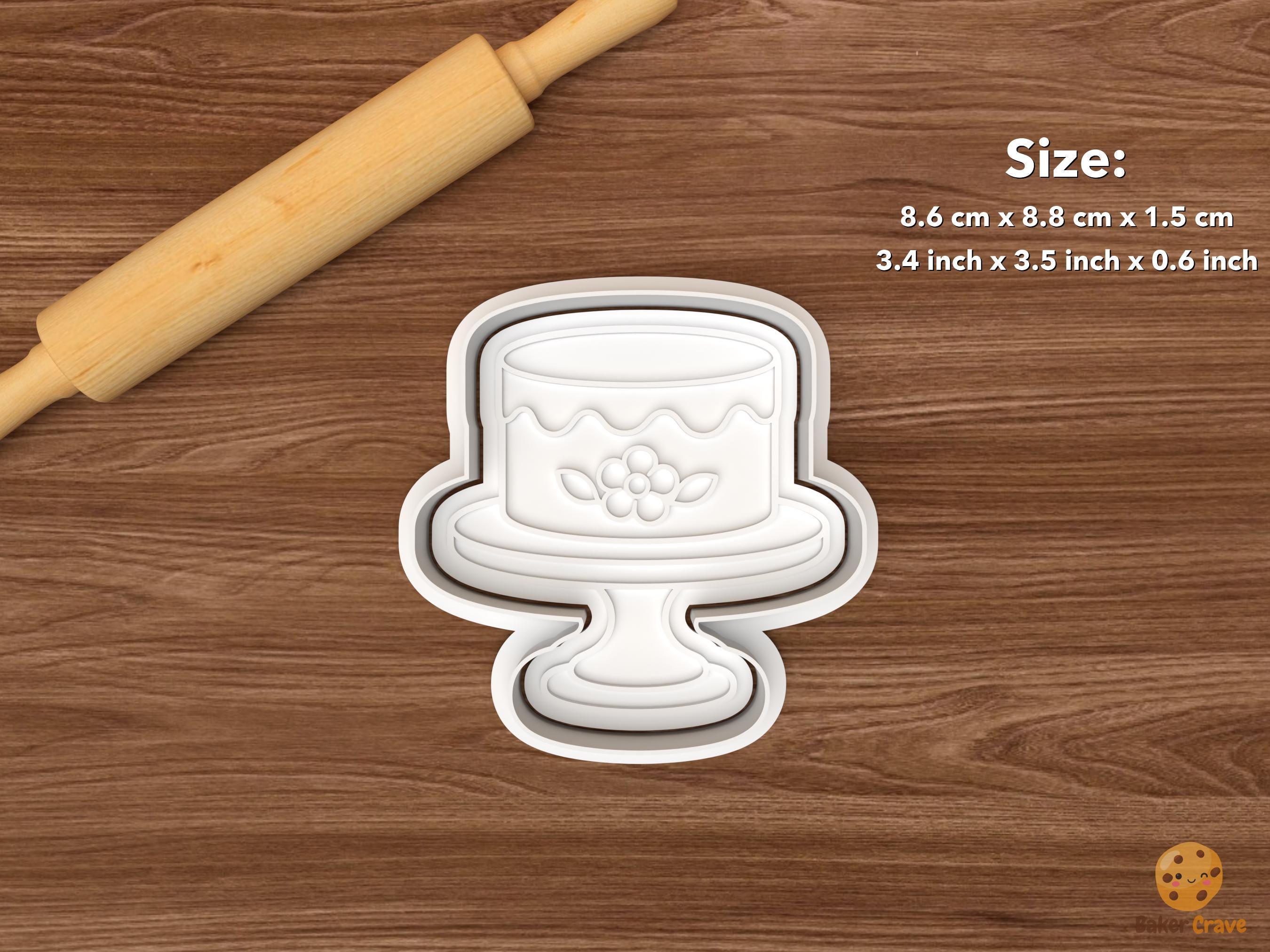 Floral Tea Party Cookie Cutter Set STL File