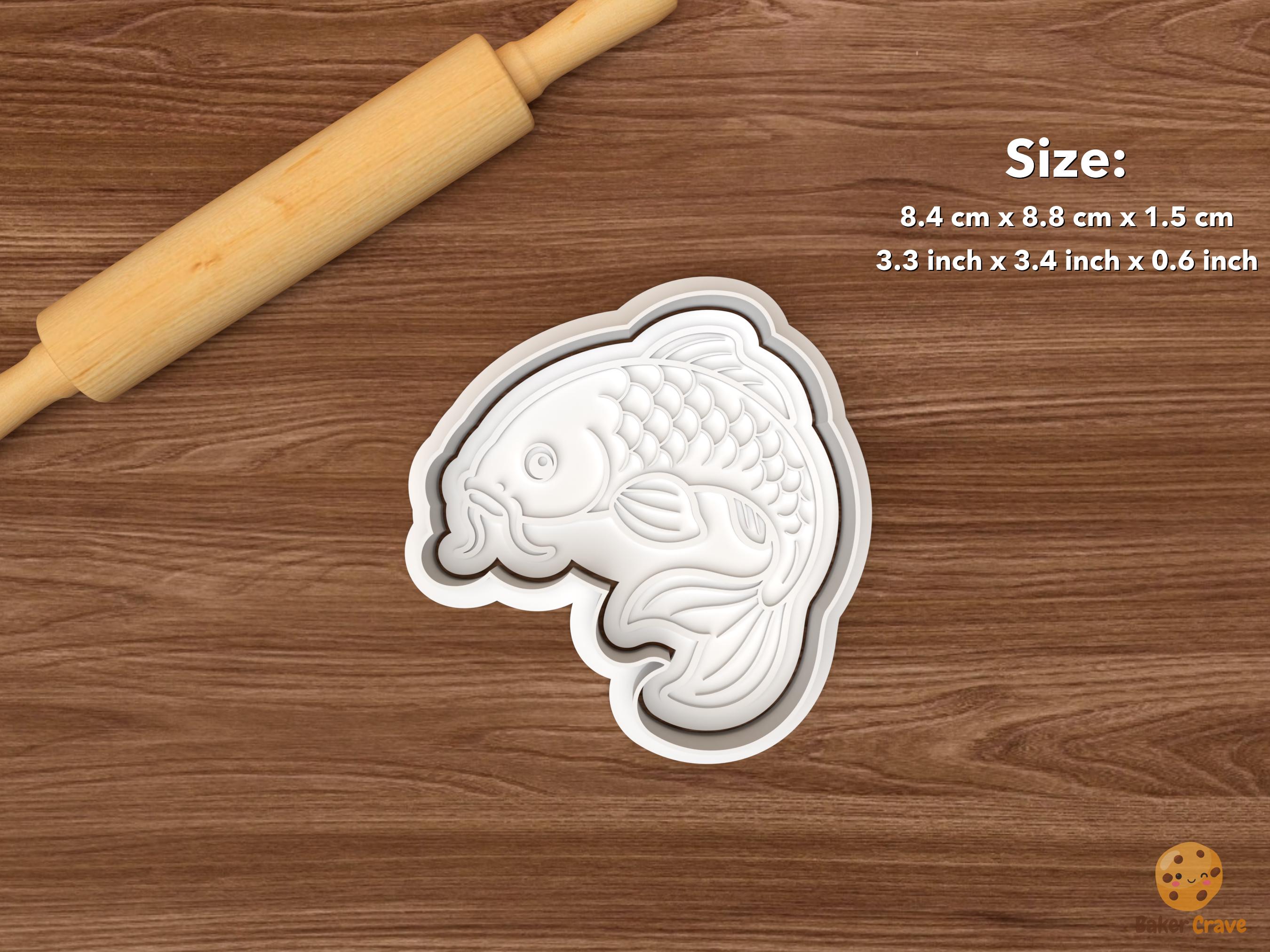 Ornamental Fish Cookie Cutter Set STL File