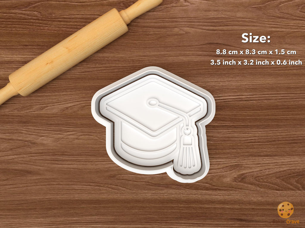 Honors Grad Graduation Cookie Cutter Set STL File