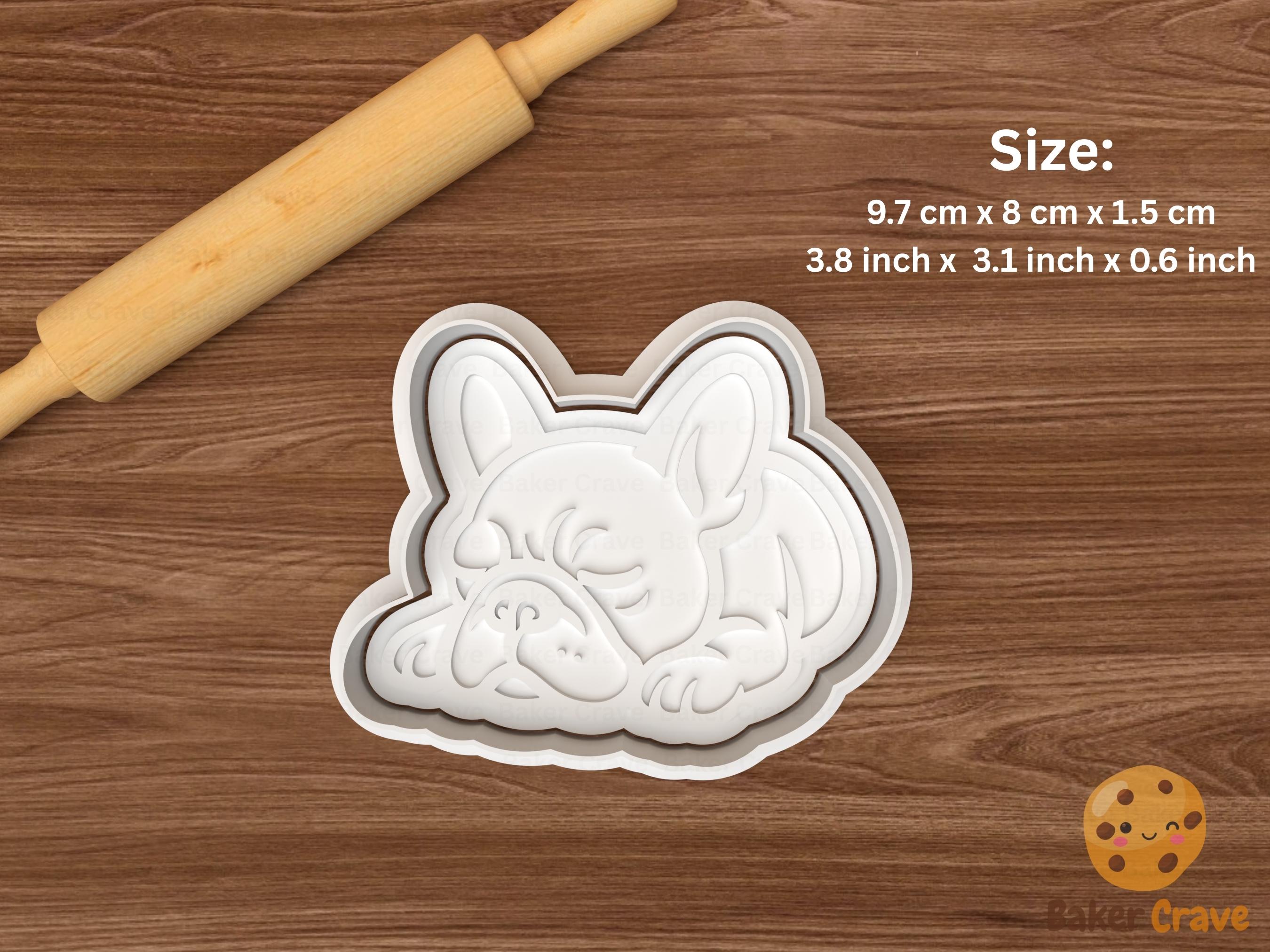 French Bulldog Cookie Cutter Set STL File