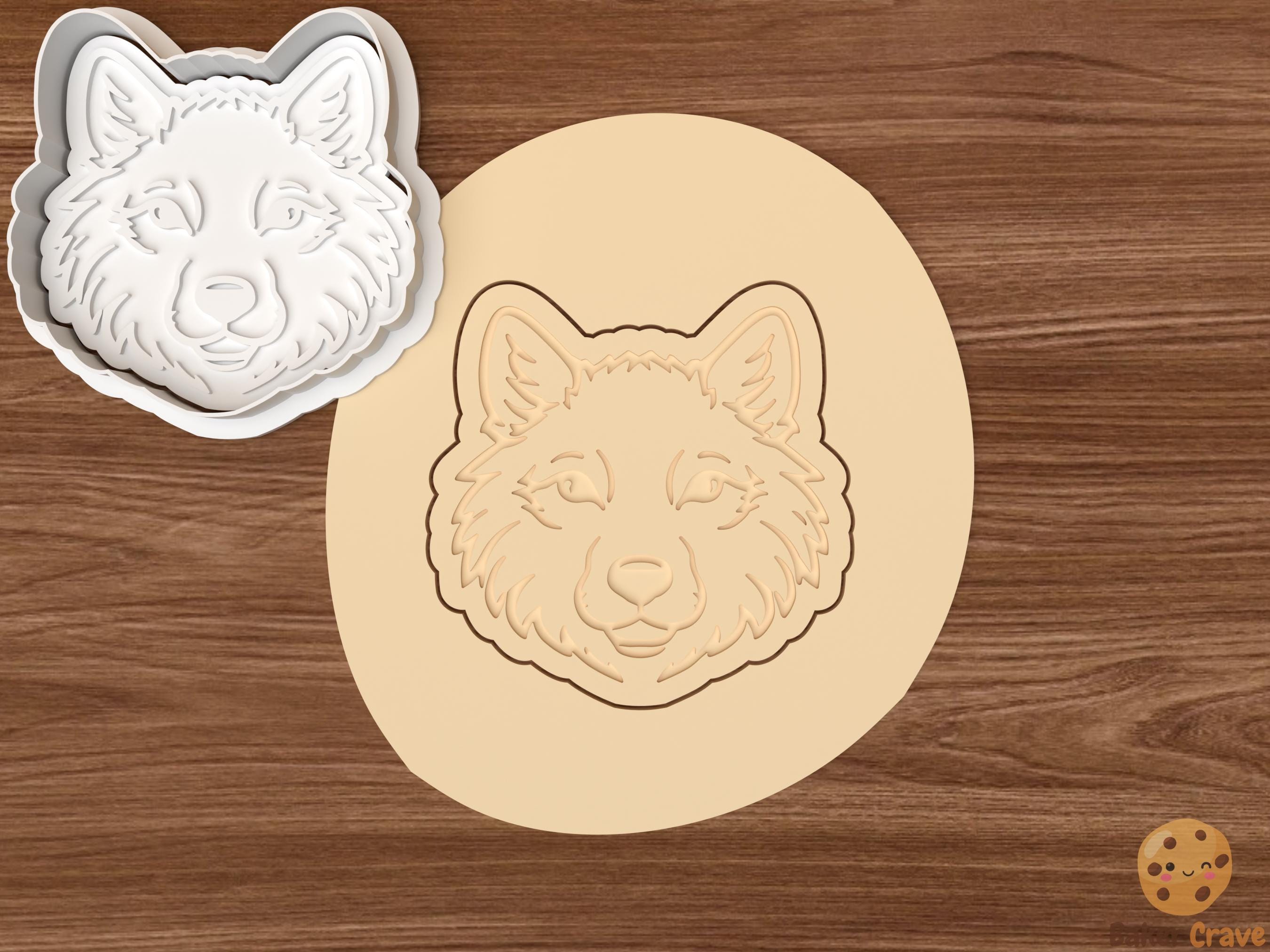 Wolf Cookie Cutter Set STL File