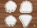 Weather Cookie Cutter Set STL File