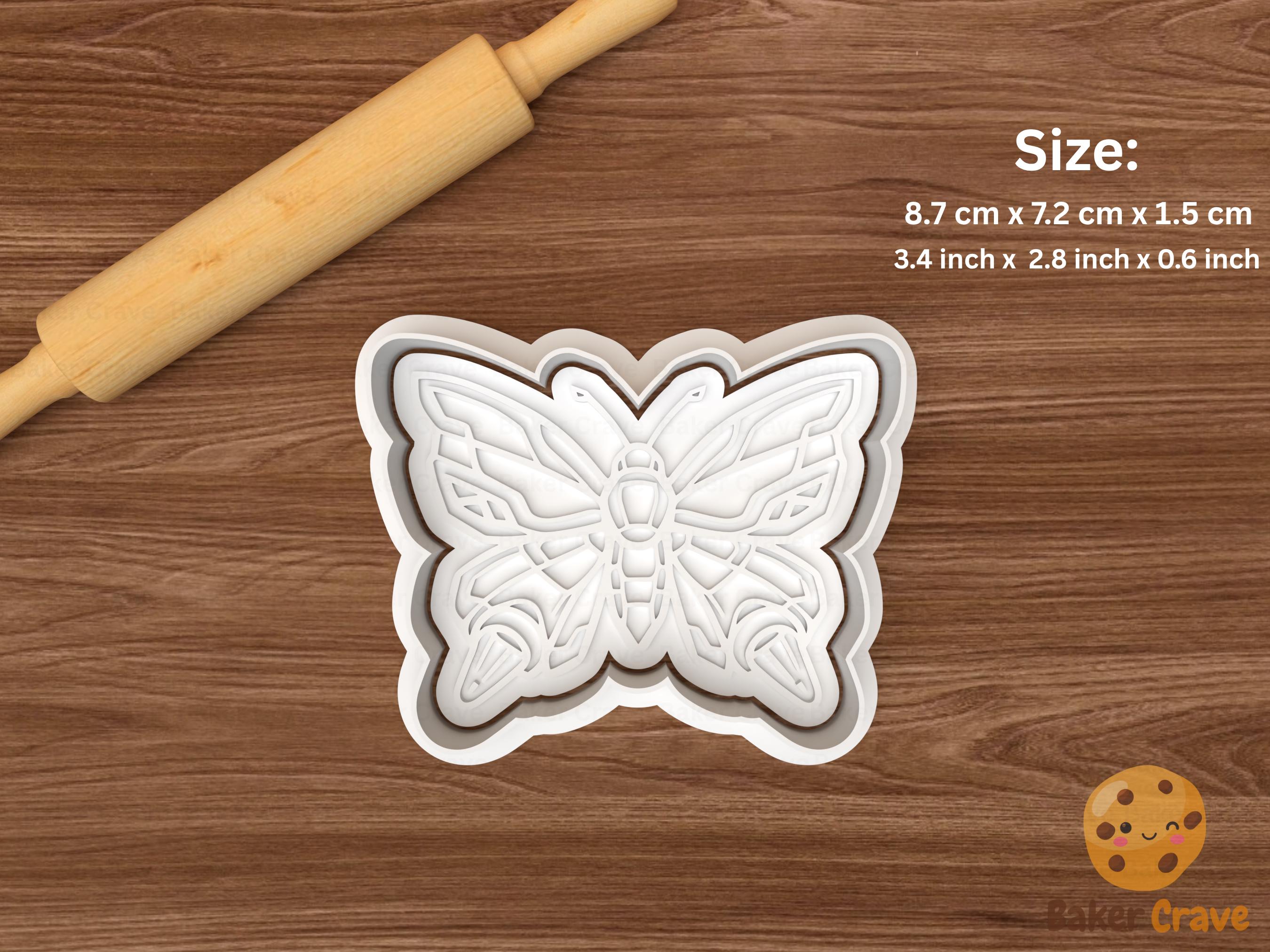Mechanical Butterfly Cookie Cutter Set STL File