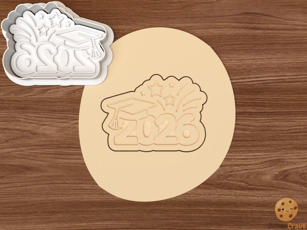Graduation 2026 Cookie Cutter Set File STL