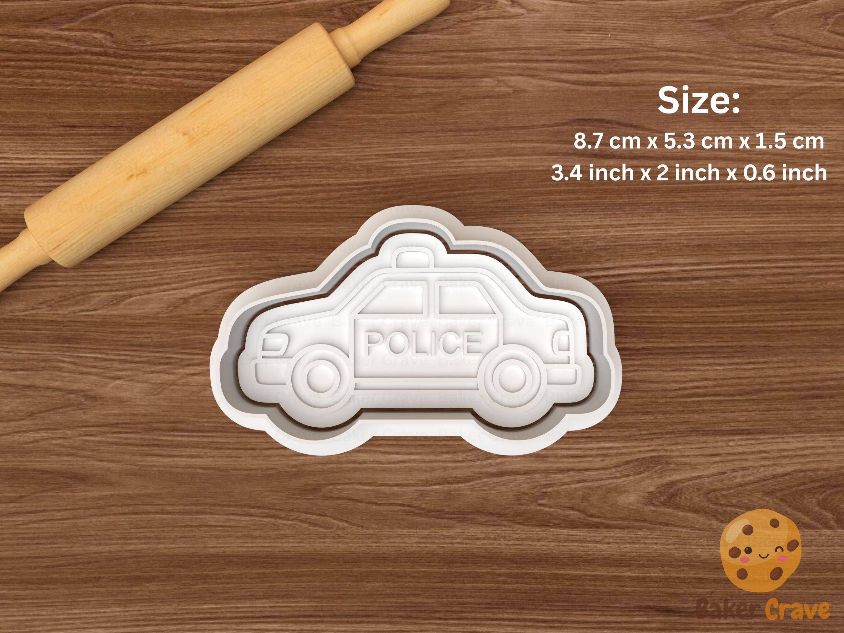 Emergency Vehicles Cookie Cutter Set STL File