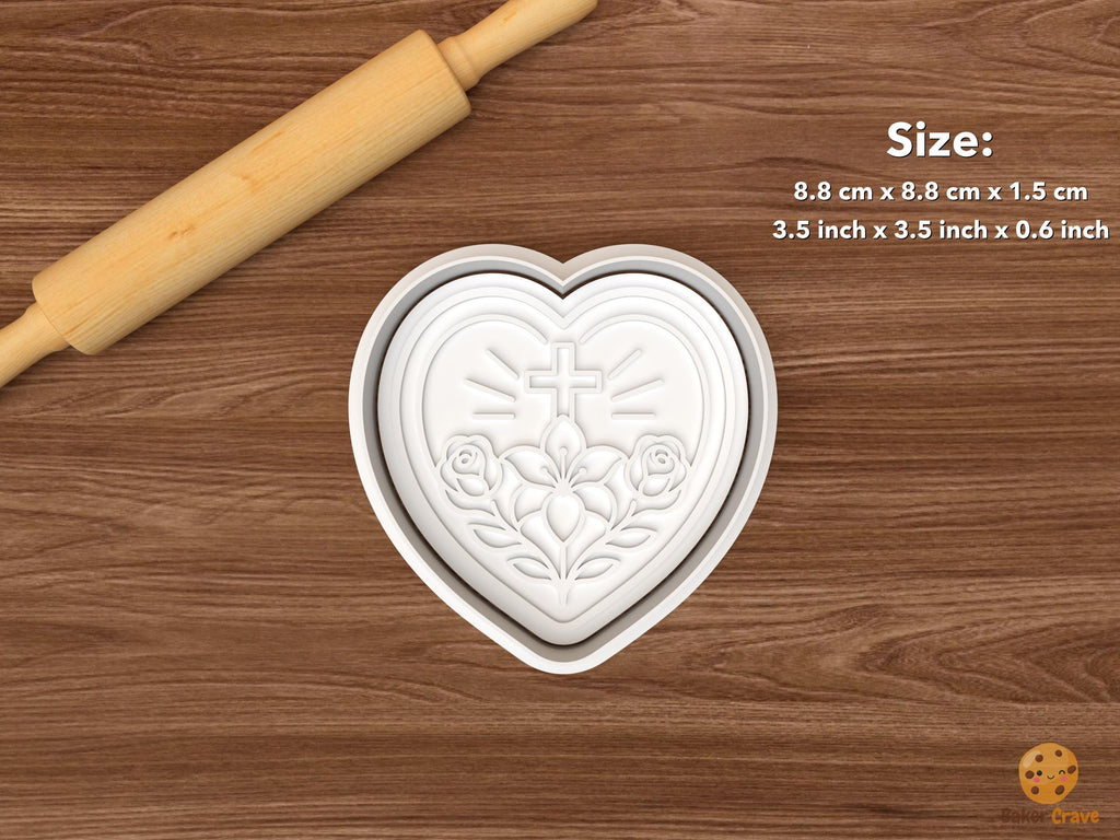 Holy Mary Religious Cookie Cutter Set STL File