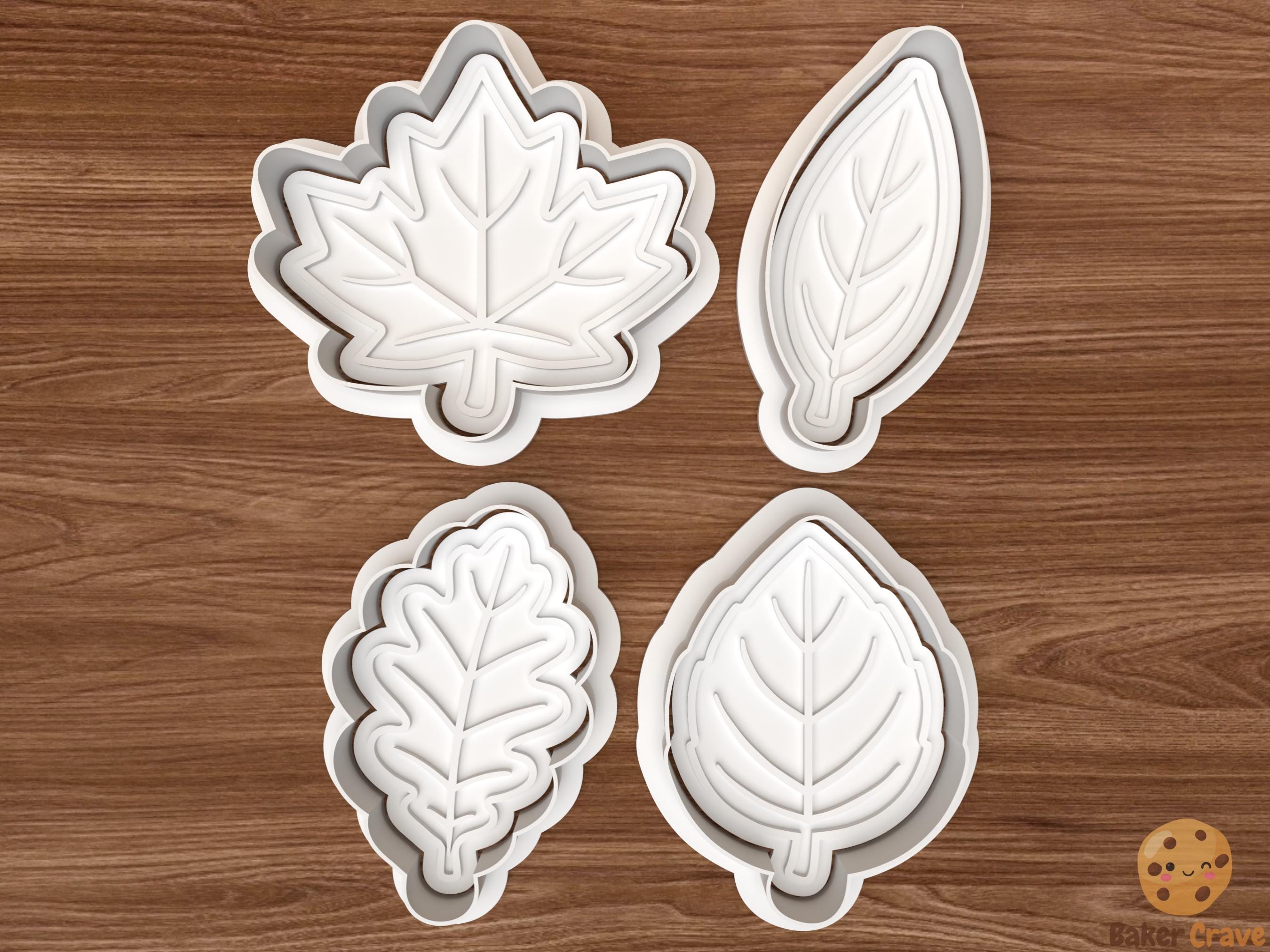 Leaf Cookie Cutter Set STL File