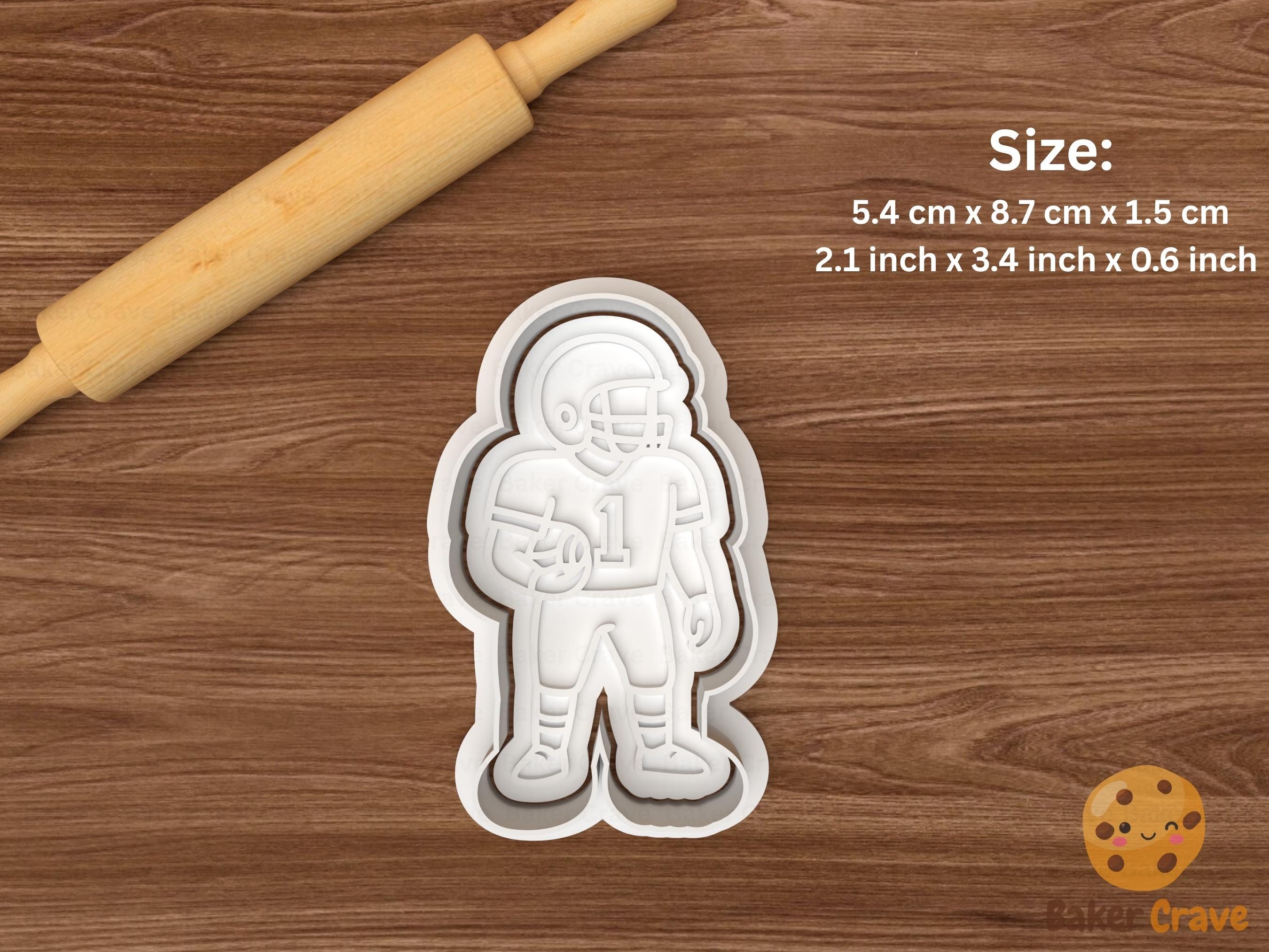 American Football Cookie Cutter Set STL File